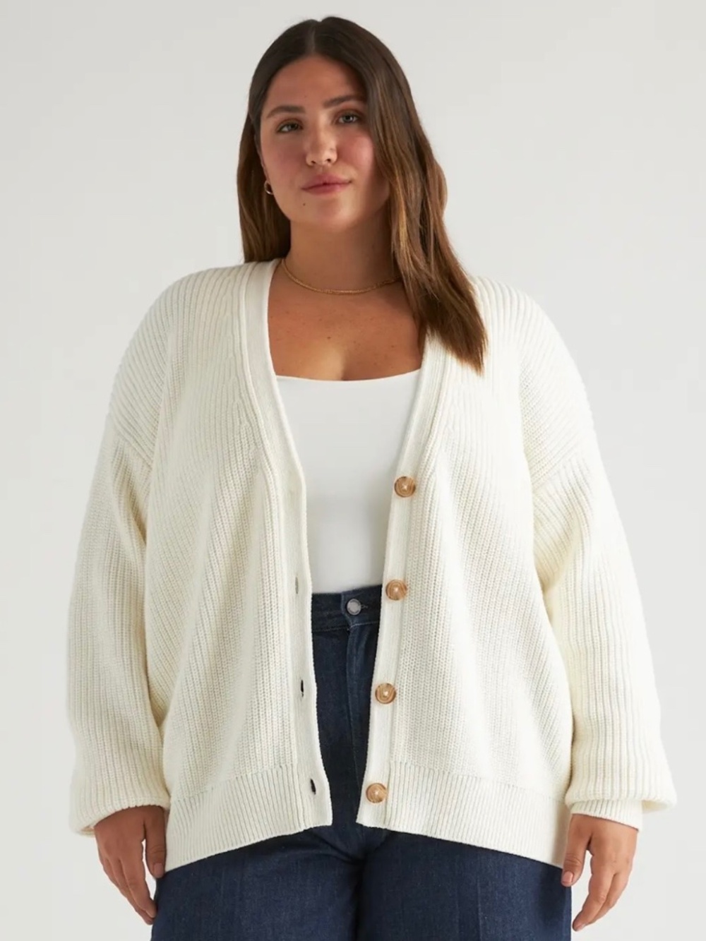 Quince Organic Cotton Oversized Boyfriend Sweater